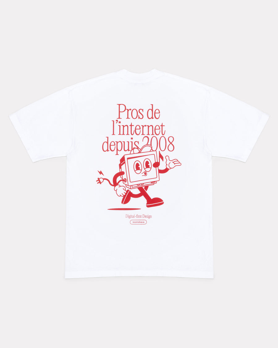 Pros de l'internet White T-Shirt