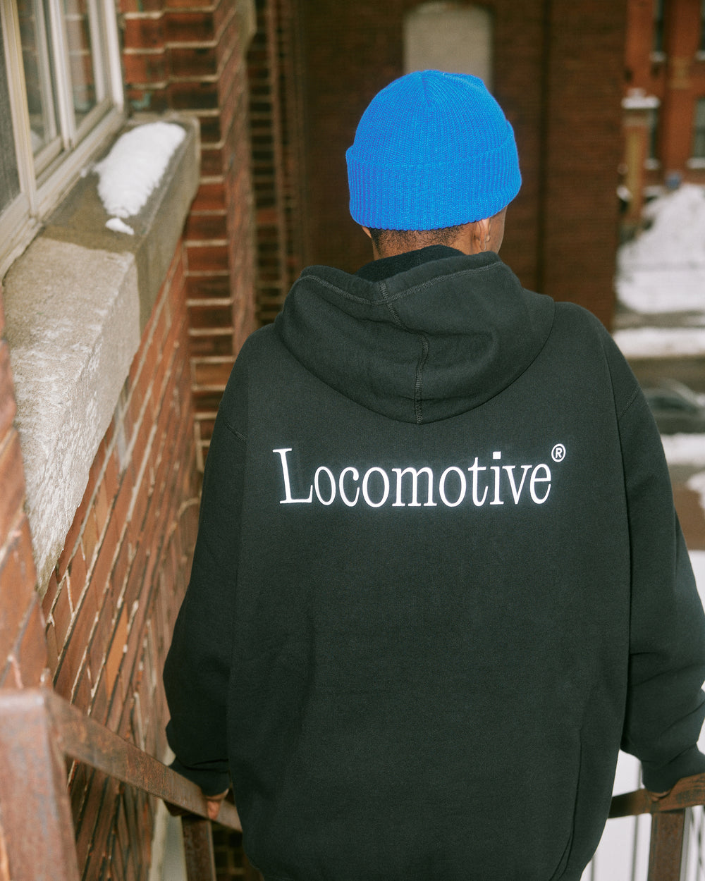 Black Hooded Sweatshirt