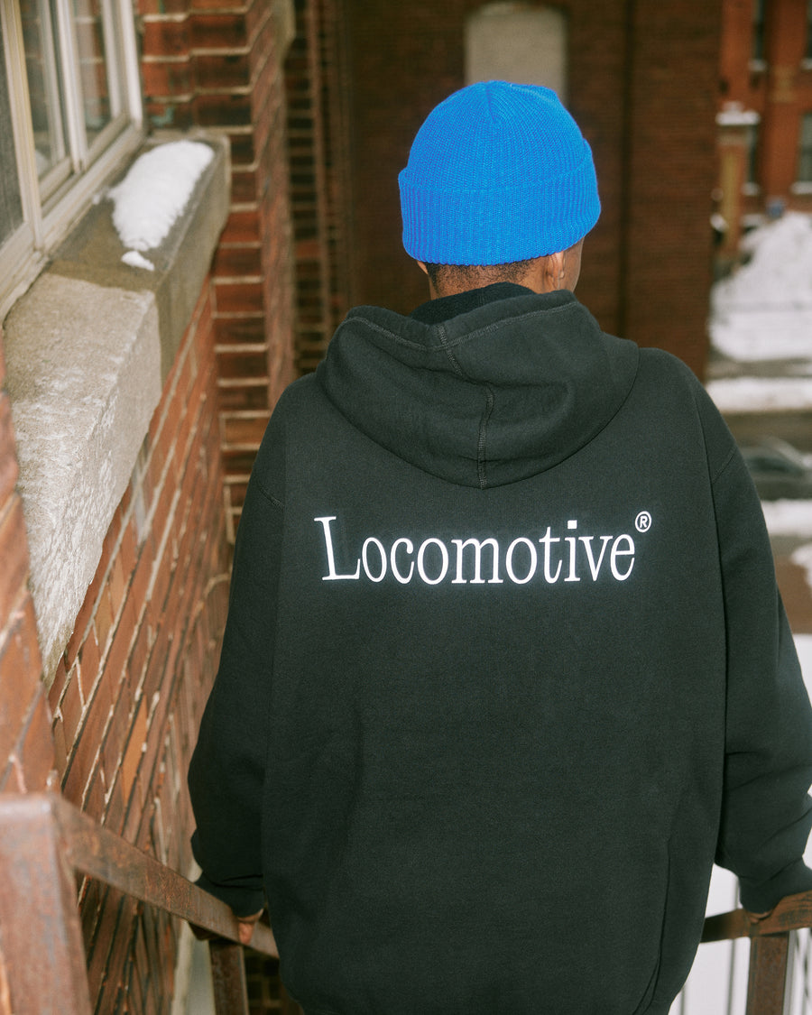 Black Hooded Sweatshirt