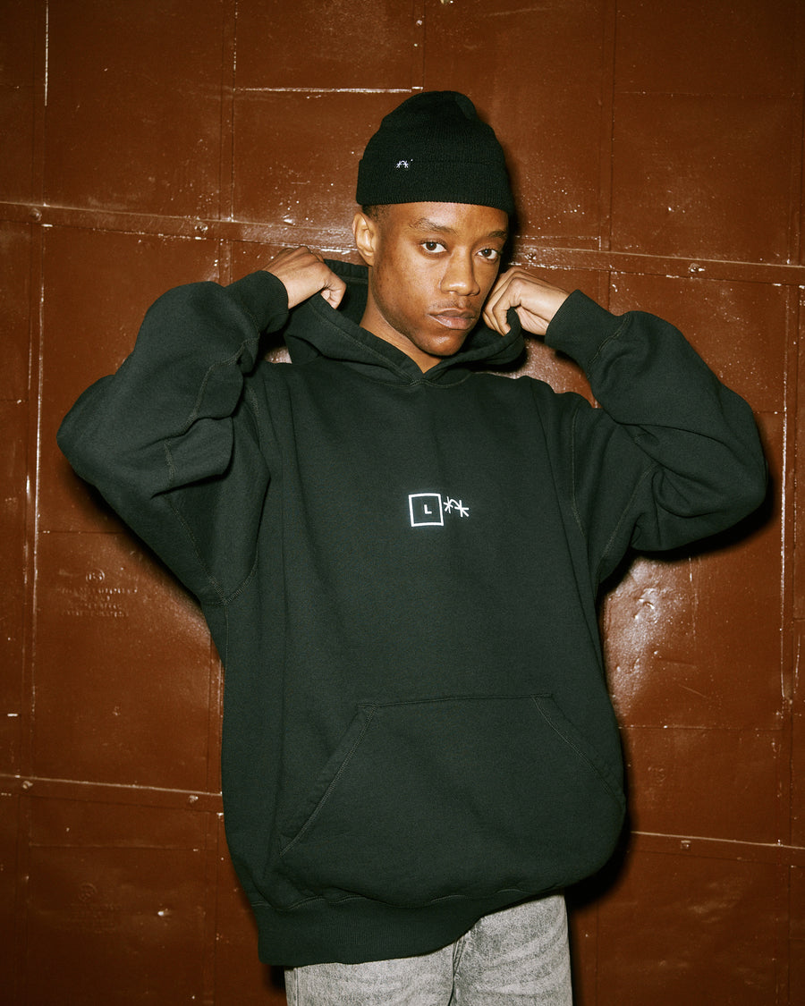 Black Hooded Sweatshirt