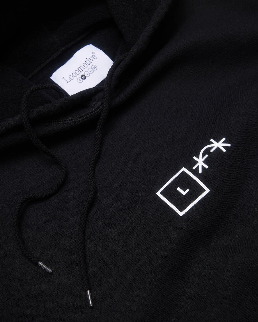 Black Hooded Sweatshirt