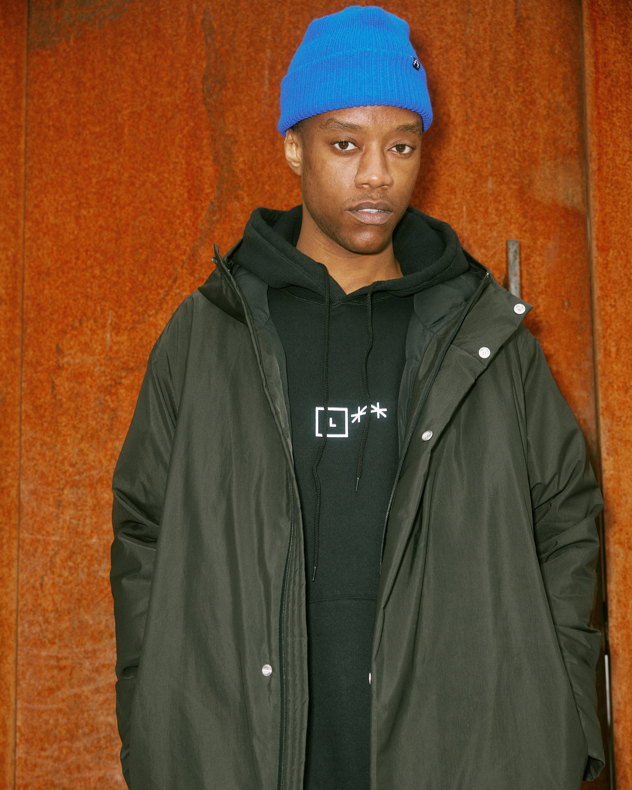 Blue Ribbed Knit Beanie Hat – Locomotive Store®