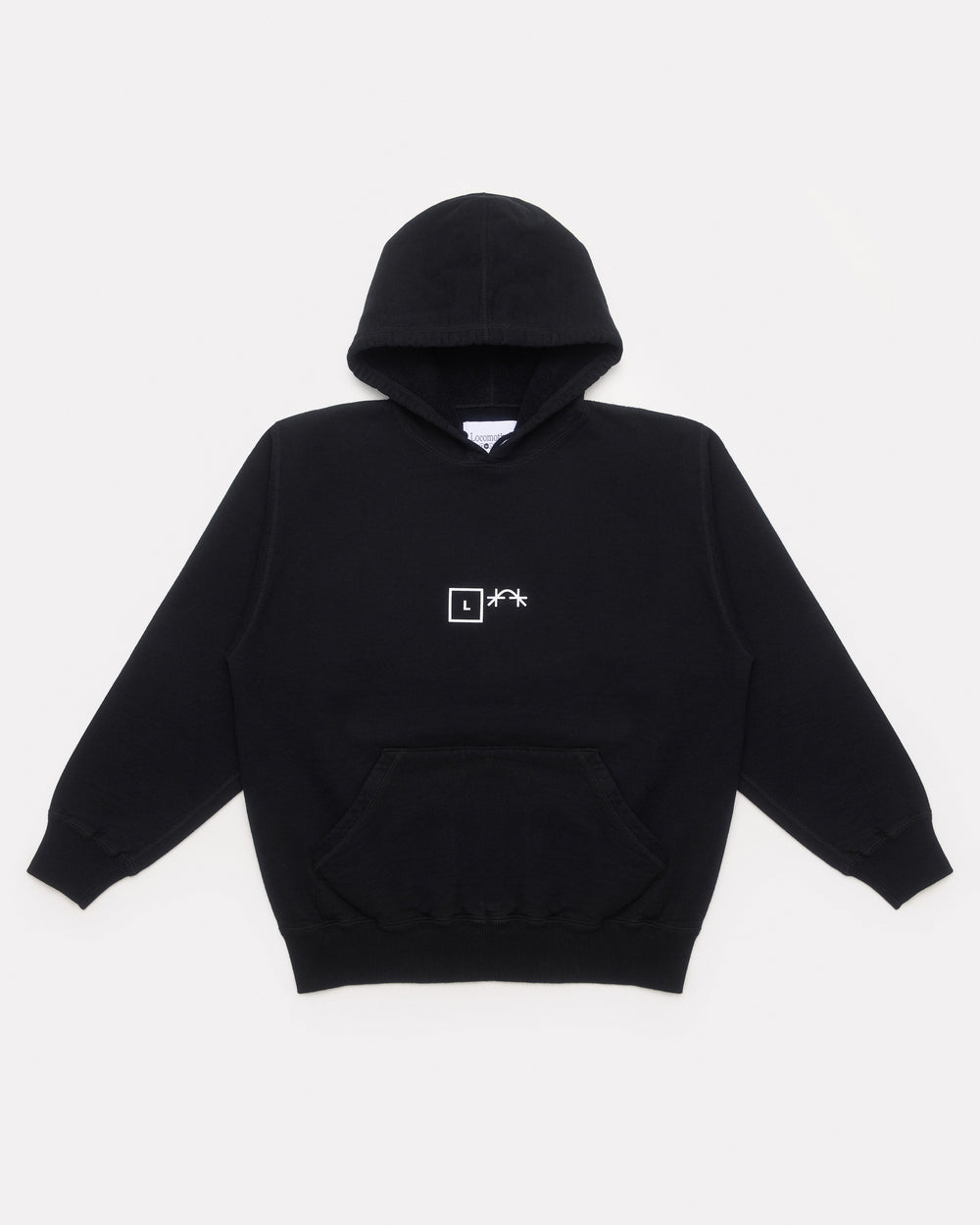 Sweatshirt noir à capuche